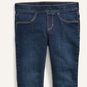 Girls Old Navy Built-In Tough Pull-On Skinny Jeans Dark Wash M (8)